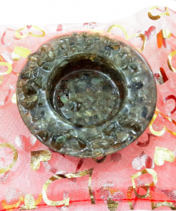 Wholesale Labradorite Orgonite Energy Candle Holder