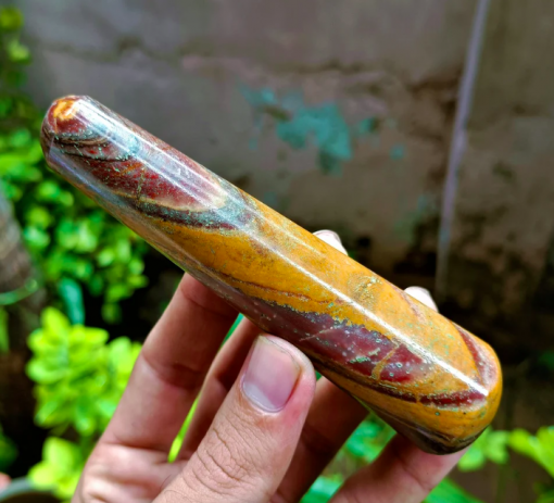 Wholesale Brecitted Jasper Smooth Massage Wands
