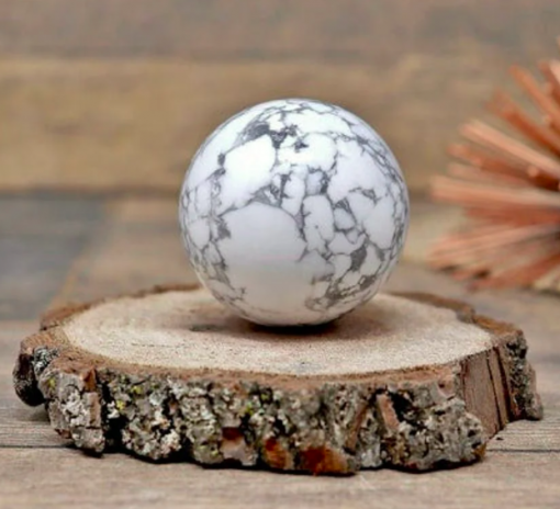 Wholesale White Hawlite Gemstone Spheres