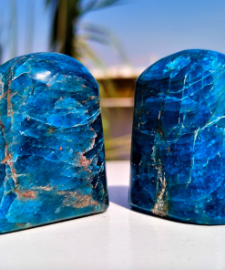Wholesale Natural Crystal Blue Apatite Free Form Tower
