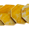 Wholesale Golden Quartz Coasters For Sale