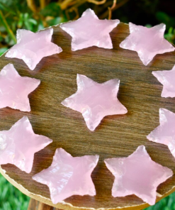 Wholesale Rose Quartz Handmade Star